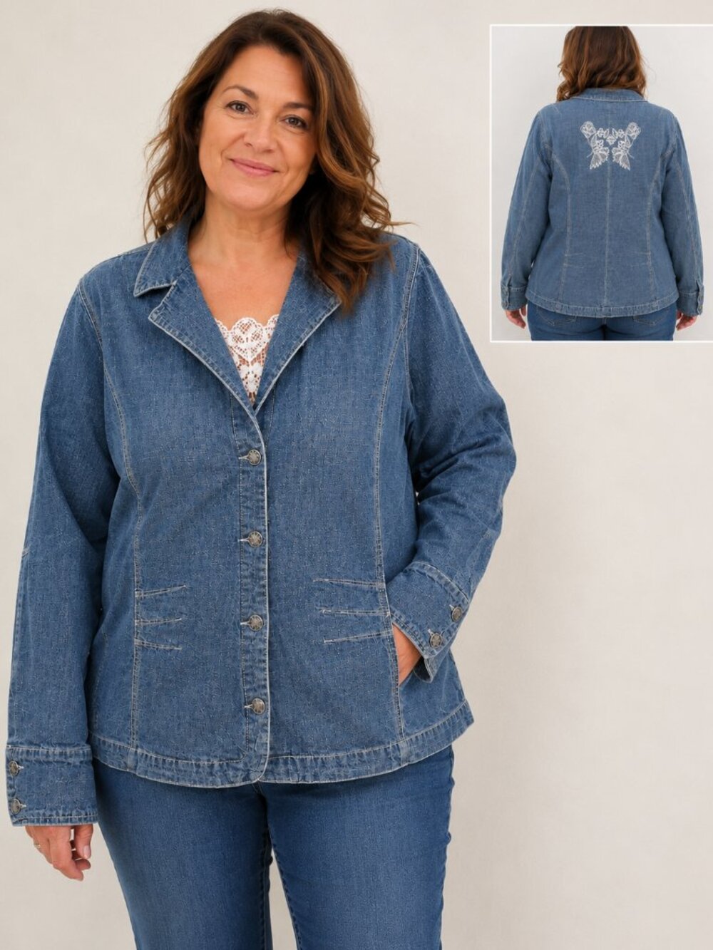 BLAZER JEANS  VINTAGE LIKE NEW XL/2XL